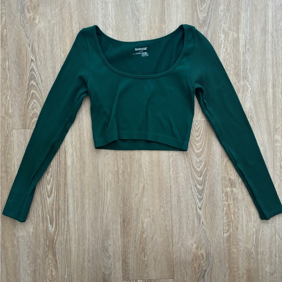 GARAGE LONG SLEEVE - DARK GREEN - XS - Picture 1 of 5